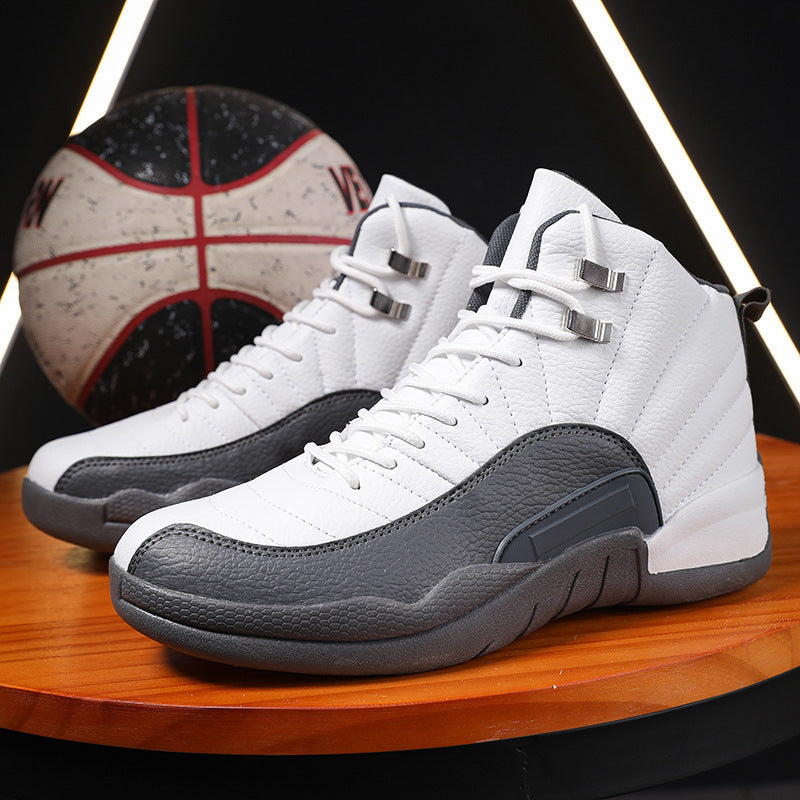 Herren Retro-inspirierte Performance-Basketballstiefel mit verstärkter Seitenwand – Tavélo