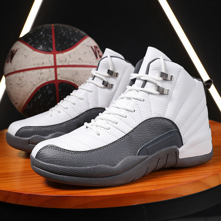 Herren Retro-inspirierte Performance-Basketballstiefel mit verstärkter Seitenwand – Tavélo