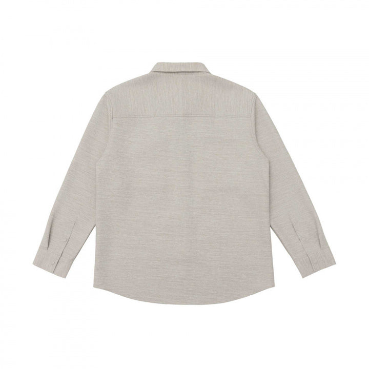 Unisex Overshirt aus strukturierter Strickmischung mit aufgesetzten Klappentaschen Echo Archiv