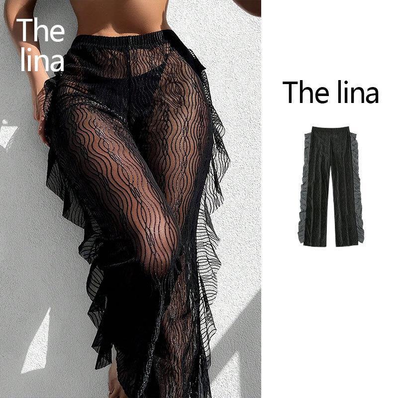 Damen Transparente Rüschenschlupfhose Echo Archiv