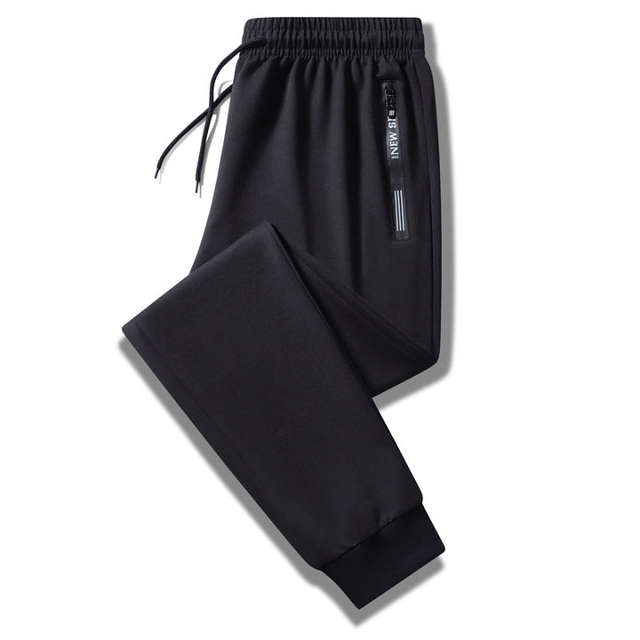 Herren Performance-Trainingshose aus Quick‑Dry‑Mikrofaser mit elastischem Tunnelzugbund und verdeckten Reißverschlusstaschen Echo Archiv