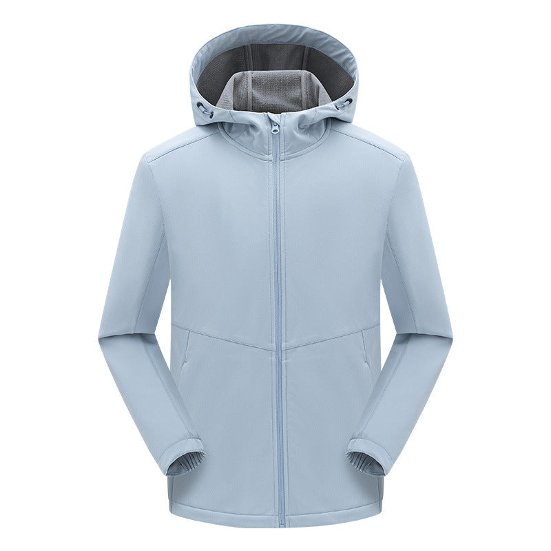 Herren technische Softshelljacke mit fleecegefütterter Kapuze und elastischem Stretchschnitt Echo Archiv