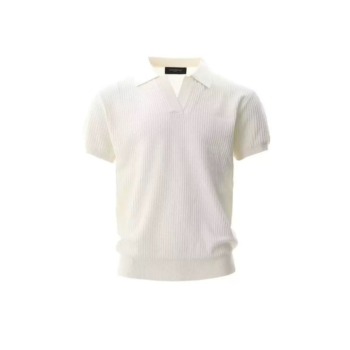 Stylisches Strickpolohemd für Männer mit V-Ausschnitt Echo Archive