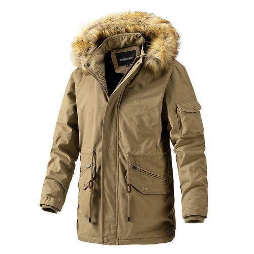 Herren Wetterfeste Parka Jacke Echo Archiv