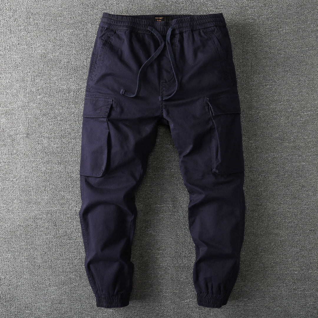 Herren Cargo-Jogginghose mit elastischem Bund, Kordelzug und aufgesetzten Taschen Echoarchiv