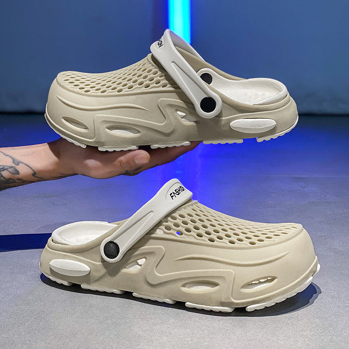 Herren Atmungsaktive Clogs mit verstellbarem Riemen Echoarchiv