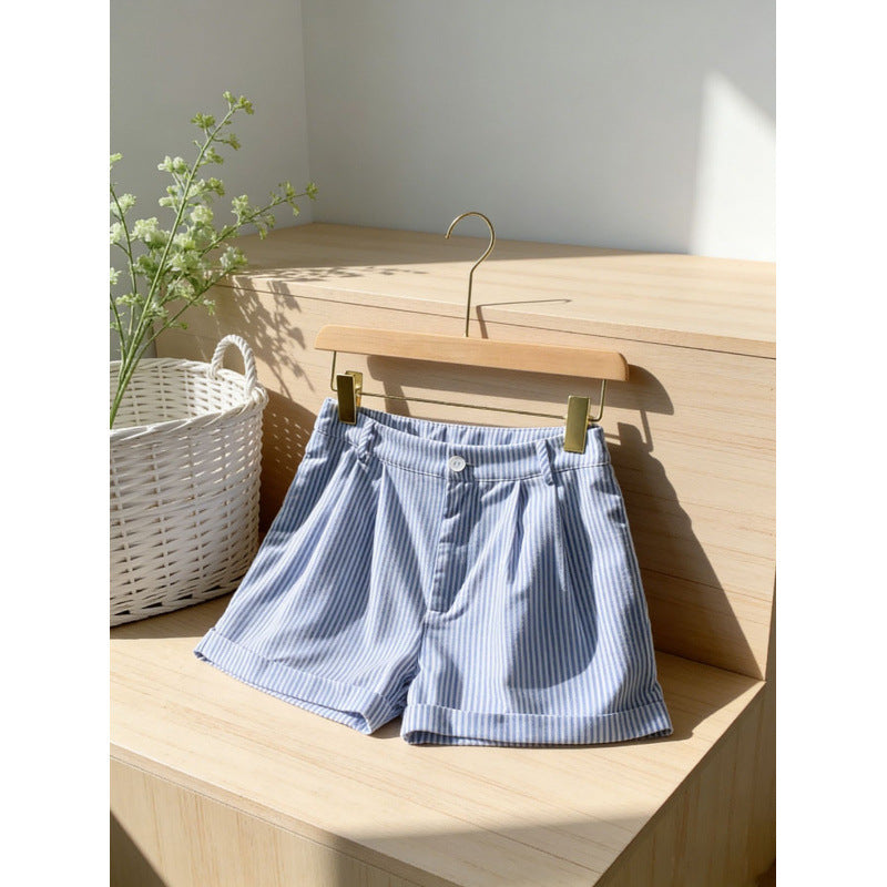 Damen Shorts mit gestreiftem Design und bequemer Passform Echo Archiv