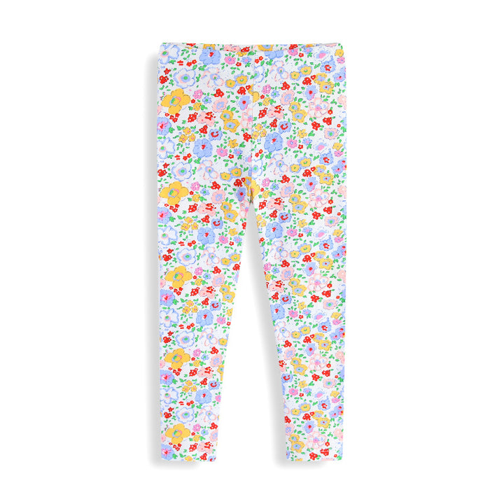 Mädchen Leggings mit buntem Blumendruck Echo Archiv