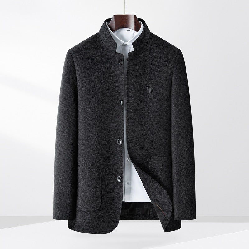 Herren Modische Wolljacke Echo Archiv