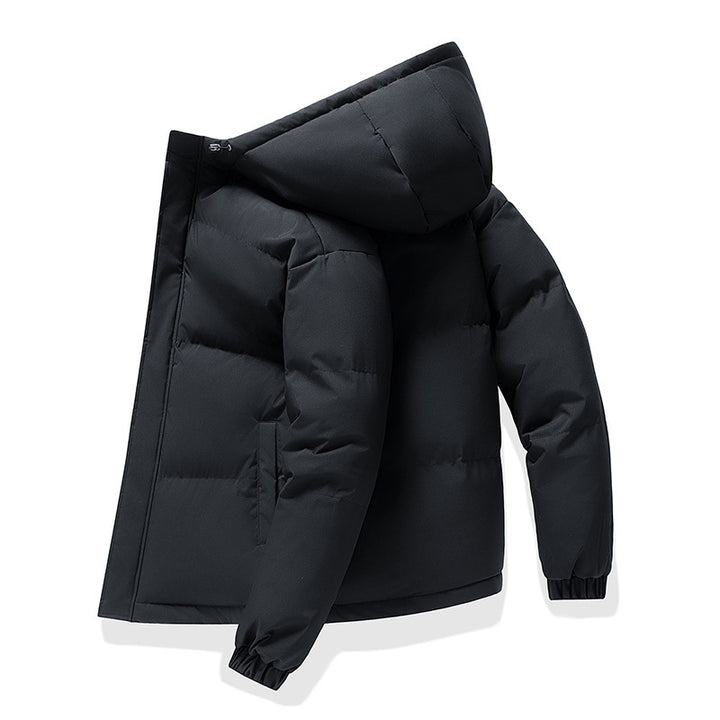 Damen Modische warme Daunenjacke mit Kapuze Echo Archiv