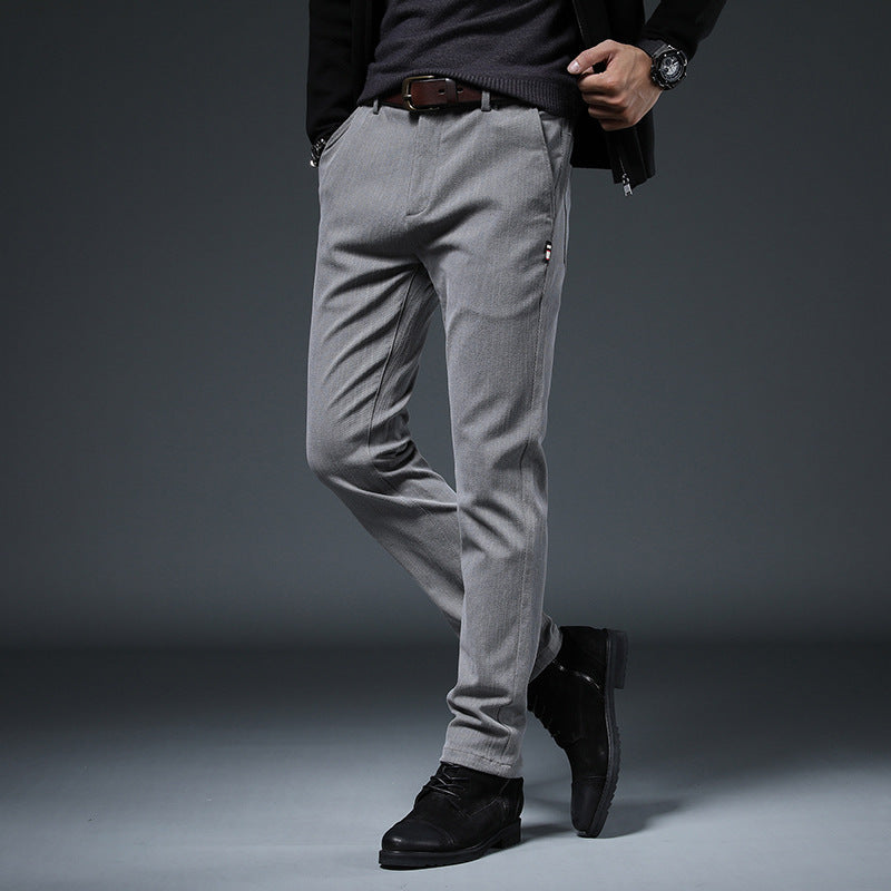 Herren Slim-Fit Freizeithose mit elastischem Bund und praktischen Taschen Echoarchiv