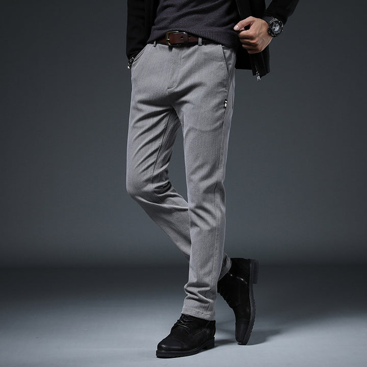 Herren Slim-Fit Freizeithose mit elastischem Bund und praktischen Taschen Echoarchiv