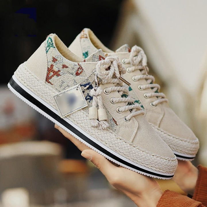 Damen Sneakers mit kreativem Textiloberteil und eleganter Sohle Echo Archiv