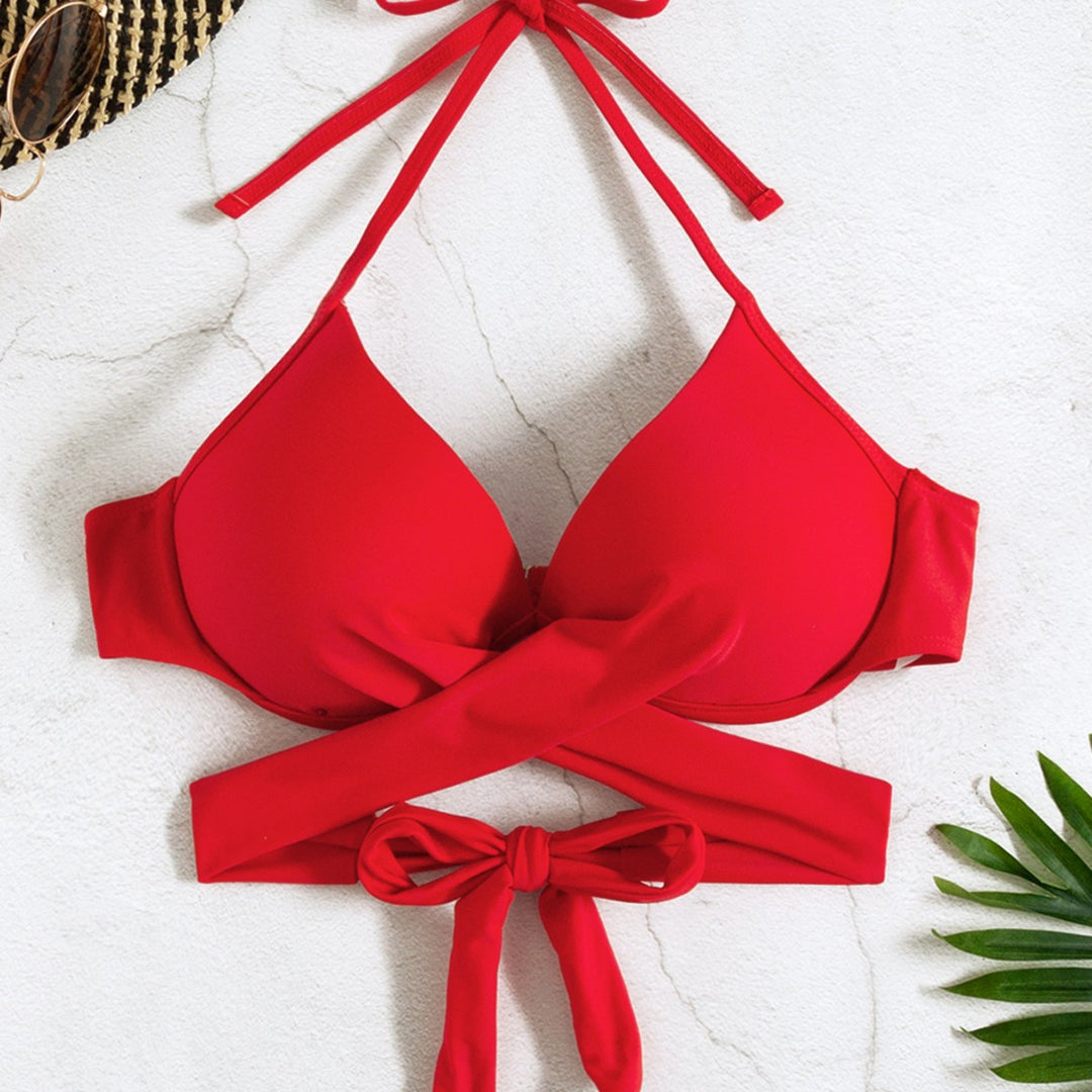 Damen Bikini-Oberteil mit verspieltem Knoten und elegantem Design Echo Archiv
