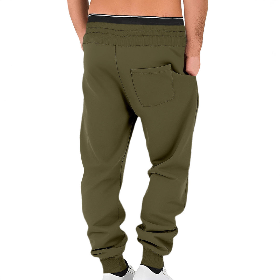 Herren nan komfortable Jogginghose aus hochwertiger Baumwollmischung mit elastischem Bund Kordelzug und Bündchen Echo Archiv