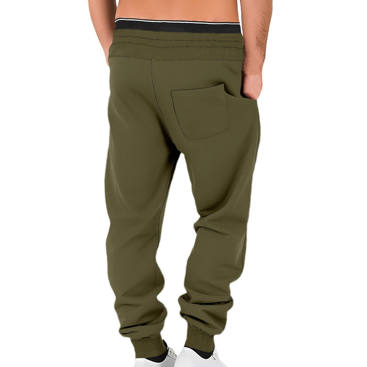Herren nan komfortable Jogginghose aus hochwertiger Baumwollmischung mit elastischem Bund Kordelzug und Bündchen Echo Archiv