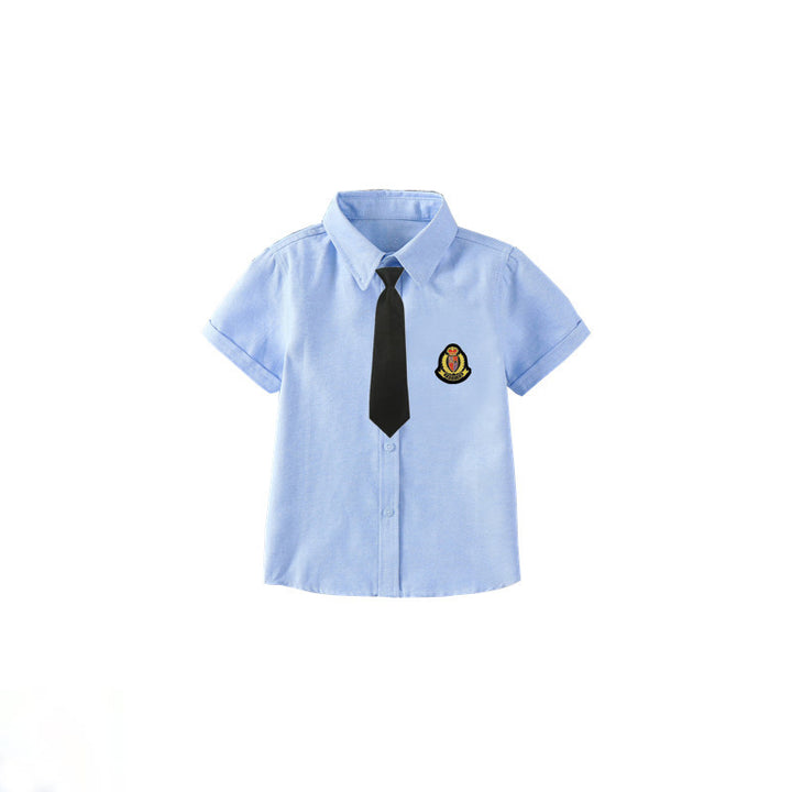 Jungen elegante kurzärmlige Bluse mit Fliege Echo Archiv