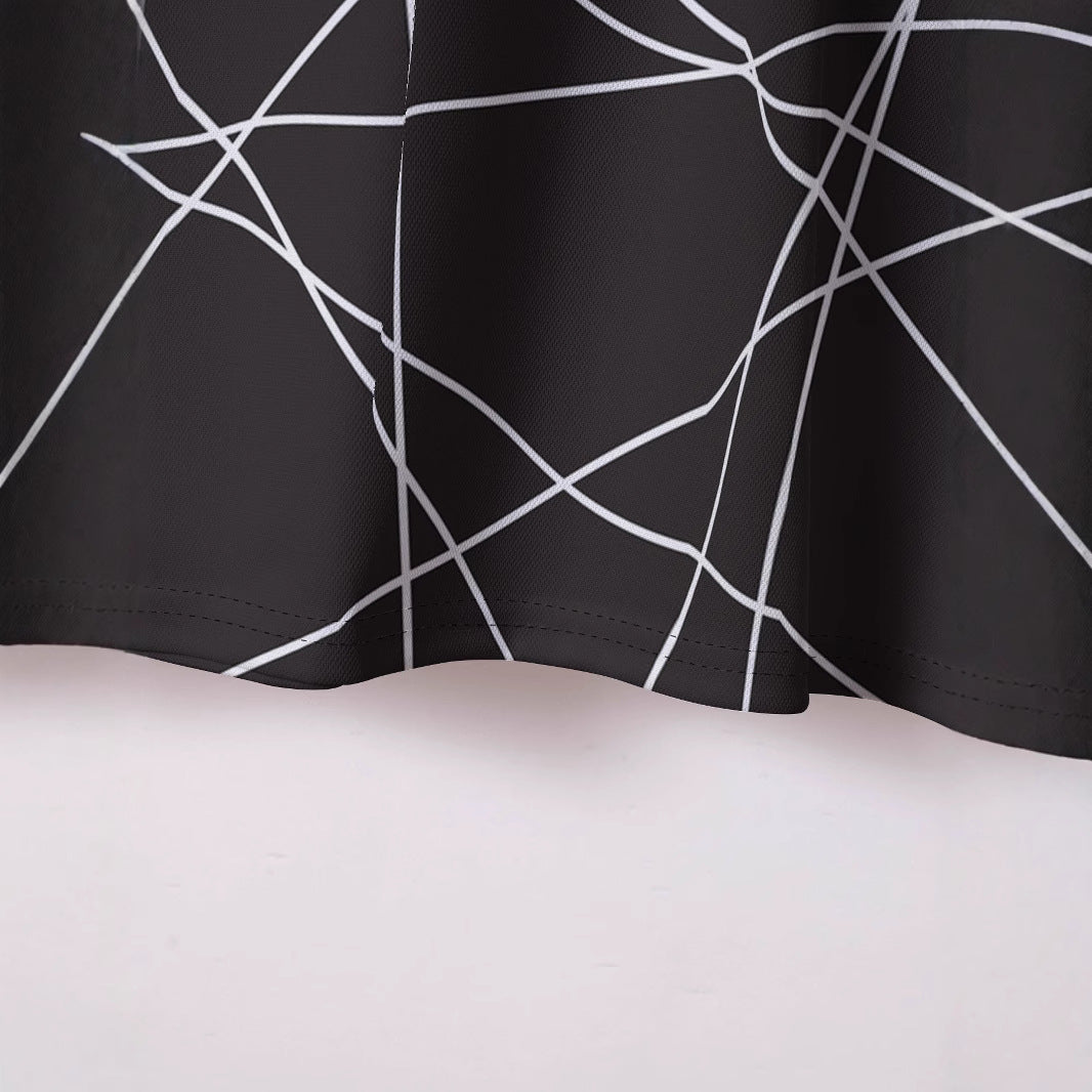 Herren Poloshirt mit modernem geometrischen Design Echoarchiv