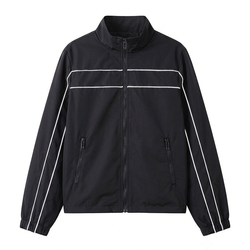 Herren Sportliche Übergangsjacke mit reflektierenden Streifen Echo Archiv
