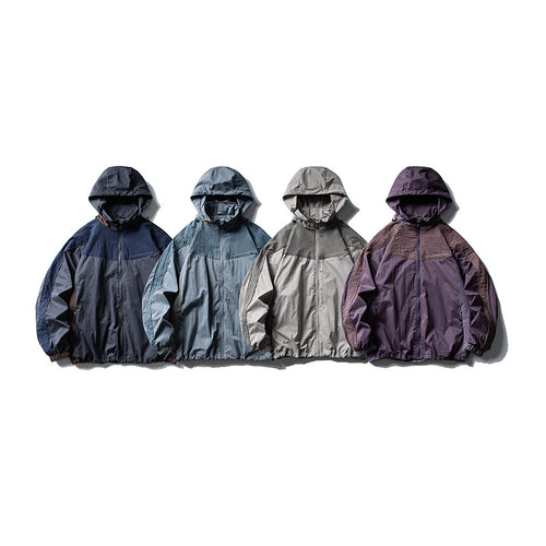 Herren Weite technische Nylon-Cargohose mit elastischem Bund und Paneel-Details Echoarchiv
