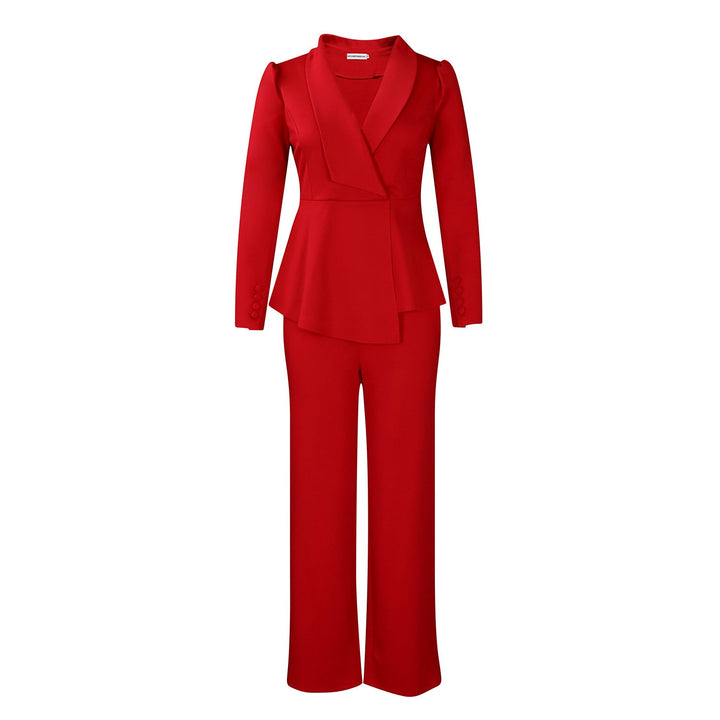 Damen Elegantes Blazer-Hosen-Set Echoarchiv