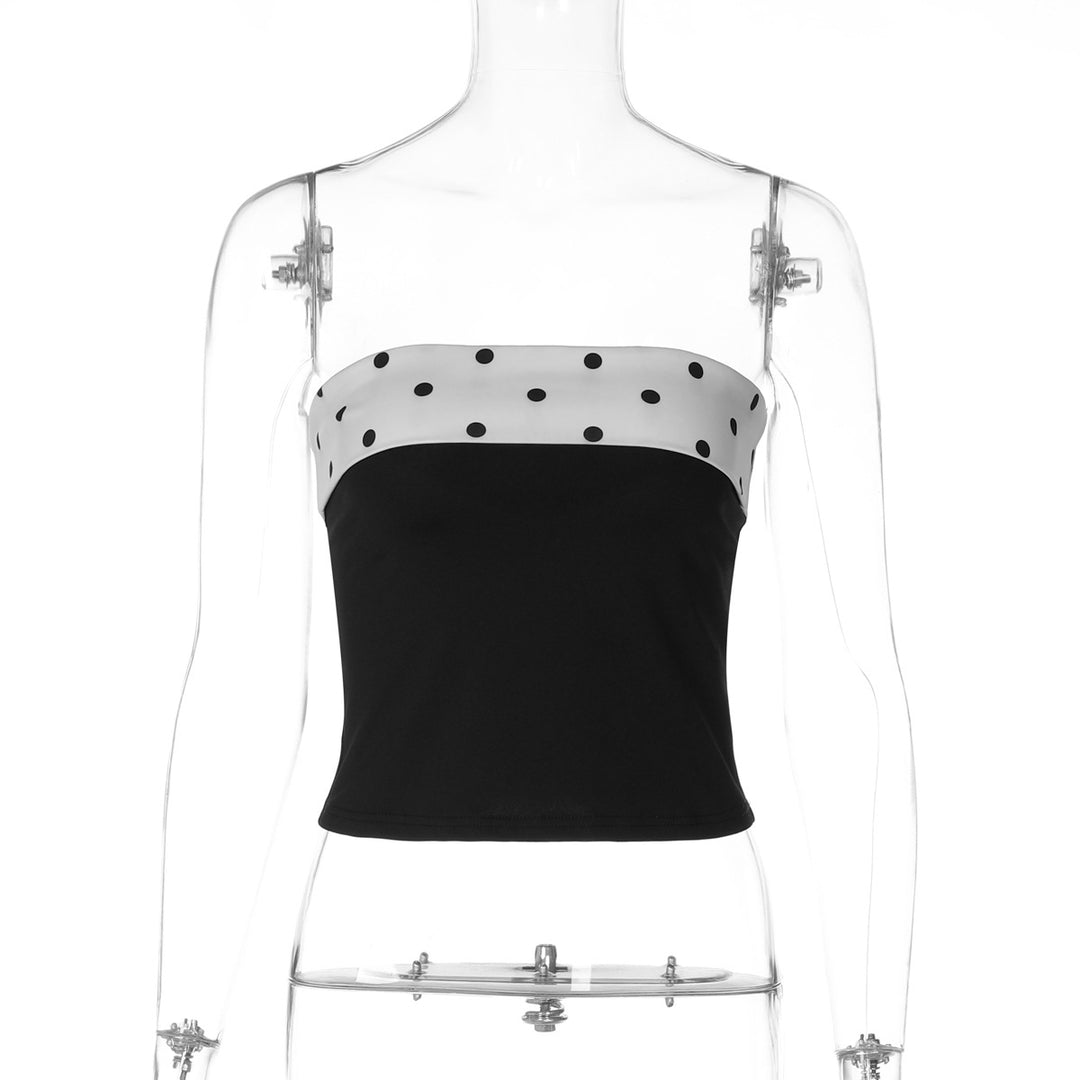Damen Polka-Dots Bandeau-Top Echo Archiv