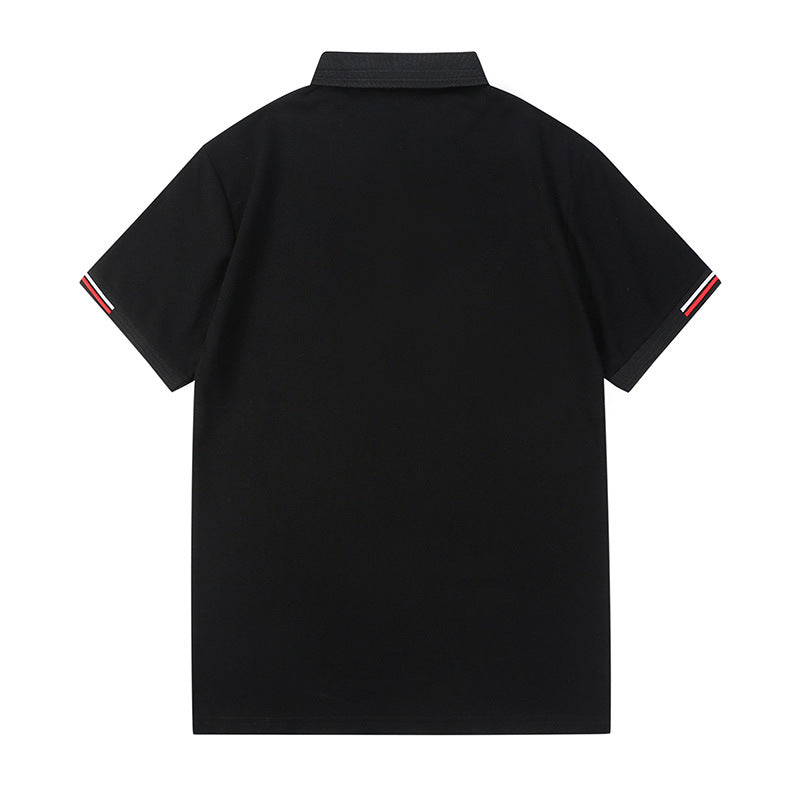 Herren Polo-Shirt mit kontrastierenden Kragen und Ärmel Echoarchiv