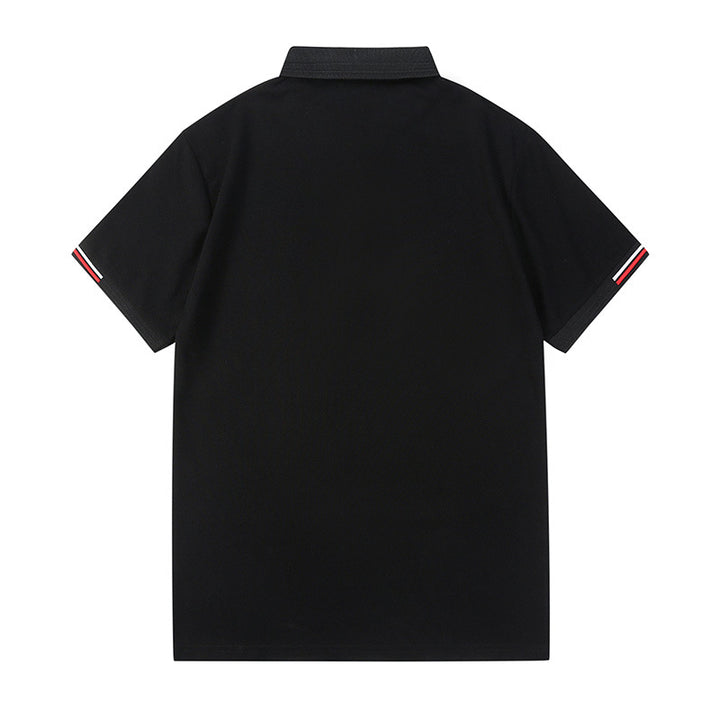 Herren Polo-Shirt mit kontrastierenden Kragen und Ärmel Echoarchiv