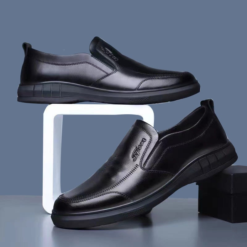 Herren Bequeme Leder Slipper Echoarchiv