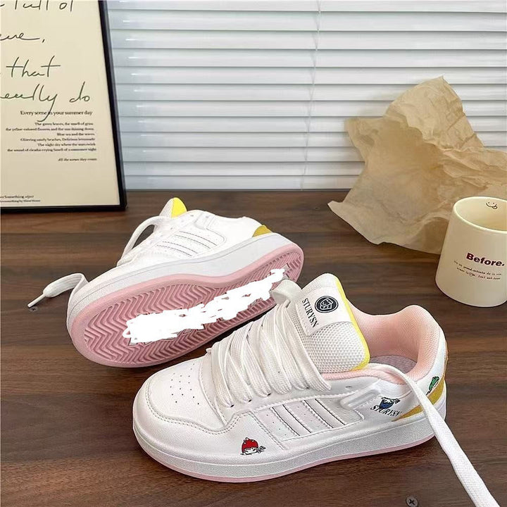 Damen Sneakers mit lustigen Applikationen und rutschfester Sohle Echo Archiv
