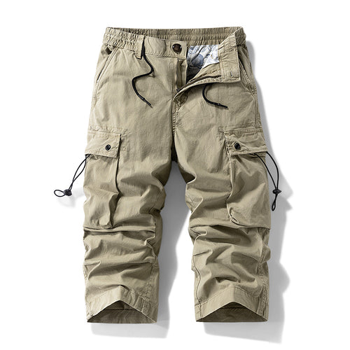Herren Cargo-Hose mit elastischem Bund und multifunktionalen Taschen Echoarchiv 1758210222