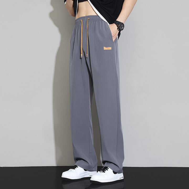 Herren Lässige Freizeithose mit elastischem Bund und praktischen Taschen