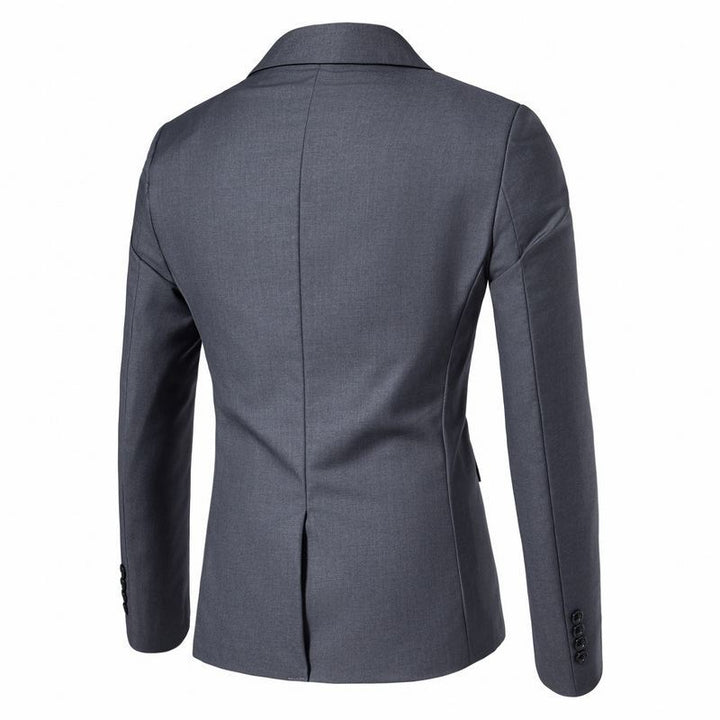 Herren Tailliertes Sakko mit passender Weste und schlanker Business‑Silhouette Echo Archiv
