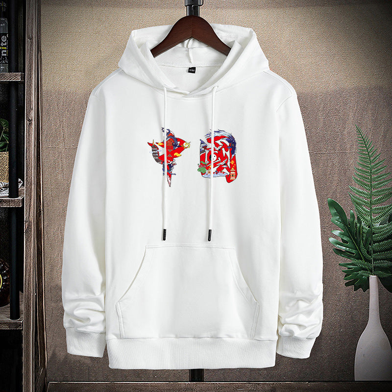 Unisex Kapuzen-Sweatshirt mit Kängurutasche und auffälligem Grafikprint Echo Archiv