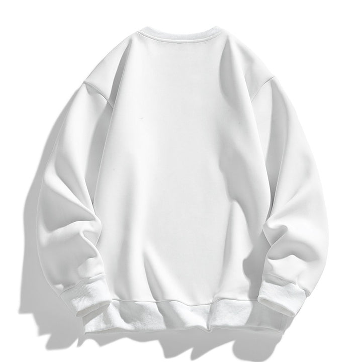Unisex Oversize‑Sweatshirt mit Pinsel‑Print & geripptem Saum Echoarchiv