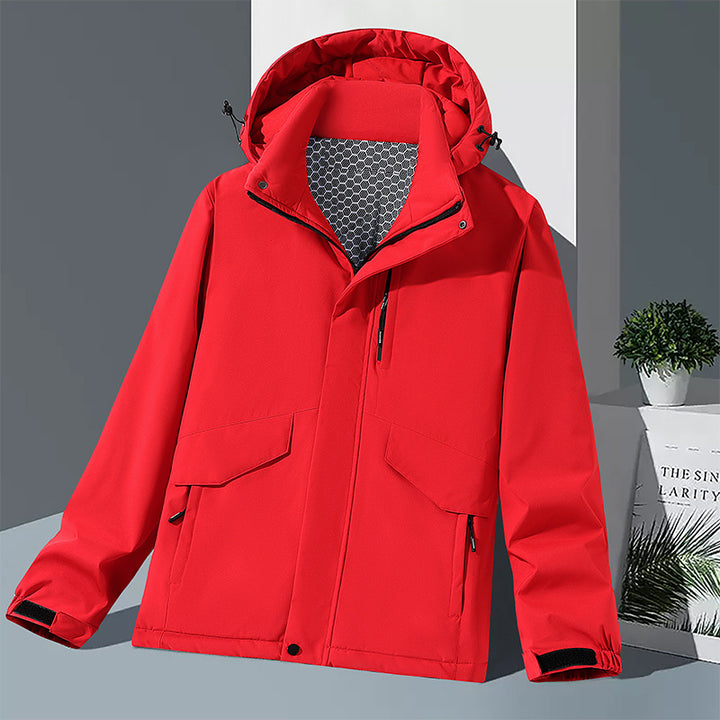 Herren Wetterfeste technische Jacke Echo Archiv
