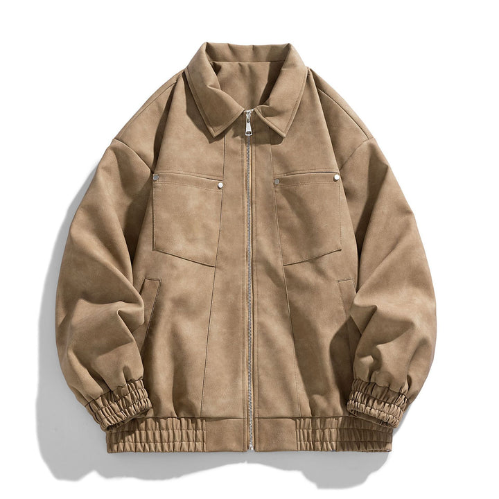 Herren Modische Übergangsjacke mit elastischen Bündchen Echo Archiv
