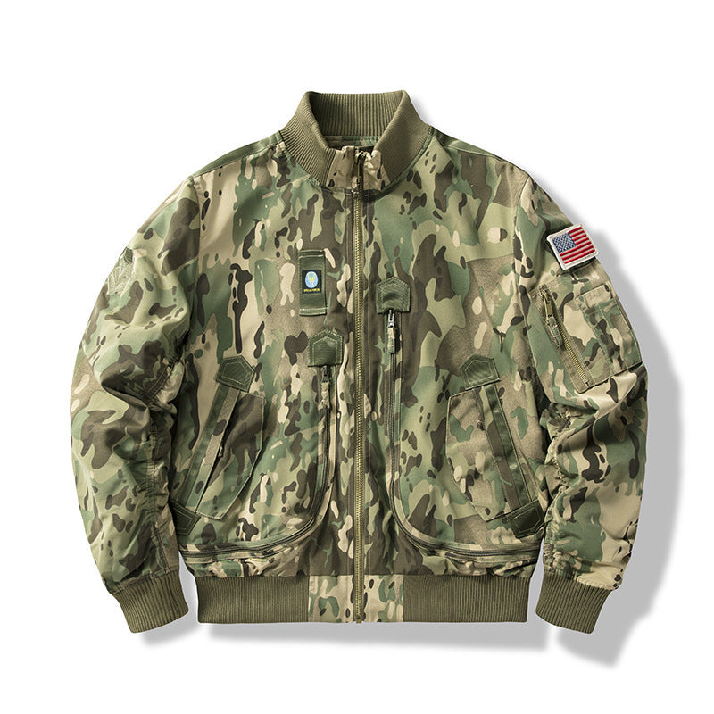 Herren multifunktionale technische Bomberjacke Echoarchiv