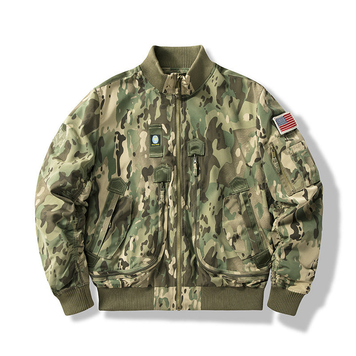 Herren multifunktionale technische Bomberjacke Echoarchiv
