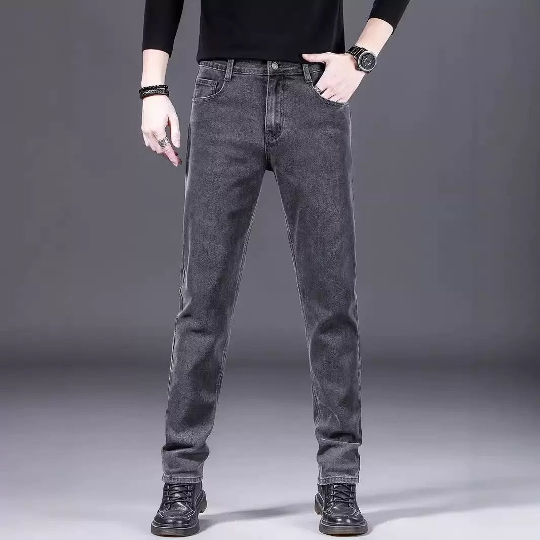 Herren modische Slim-Fit Jeans aus weichem Denim Echoarchiv