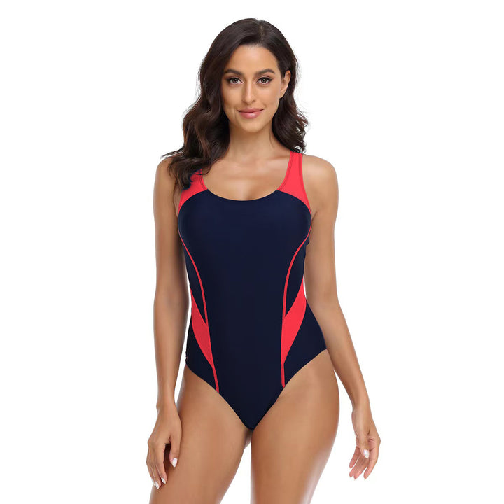Damen Sportlicher Einteiler Badeanzug mit ergonomischem Schnitt Echo Archiv