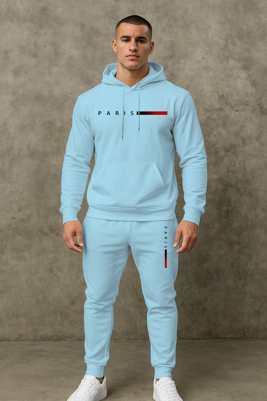 Herren sportlicher Hoodie und Jogginghose Set Echoarchiv