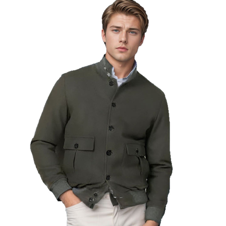 Herren elegante Utilityjacke mit praktischen Taschen und modischem Schnitt Echoarchiv