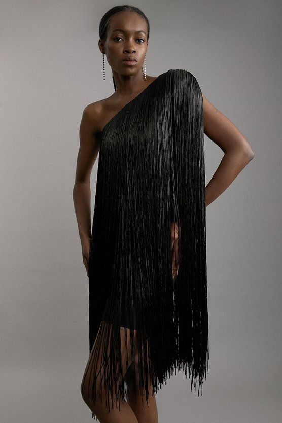 Damen Fransen-Kleid Echo Archiv