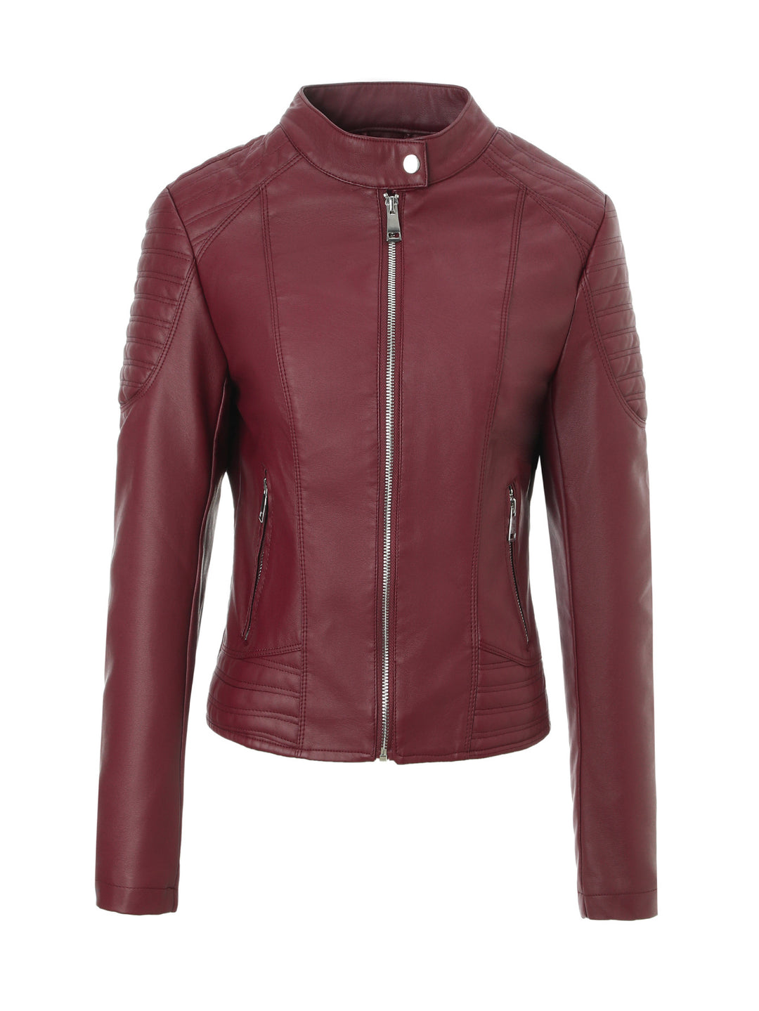 Damen Modische Kunstlederjacke Echo Archiv