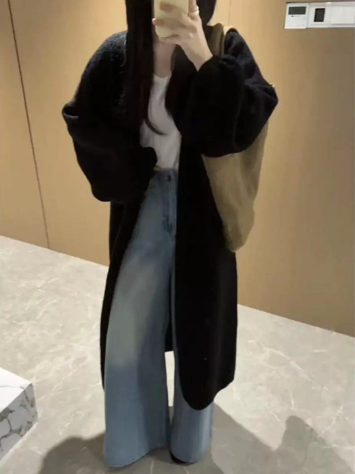 Damen Oversized Cardigan mit weichem Material Echo Archiv
