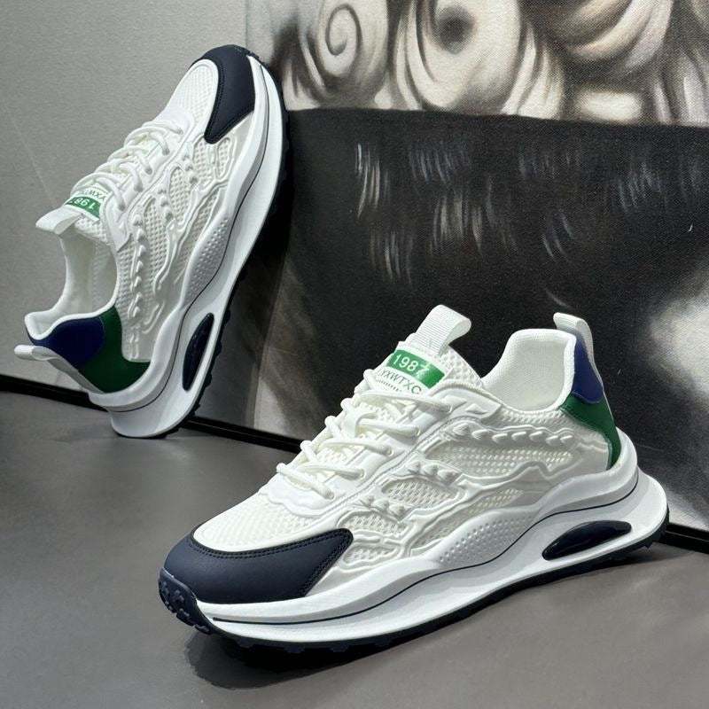 Damen Sportliche Air-Cushion Sneakers mit atmungsaktiver Mesh-Oberfläche Echo Archiv
