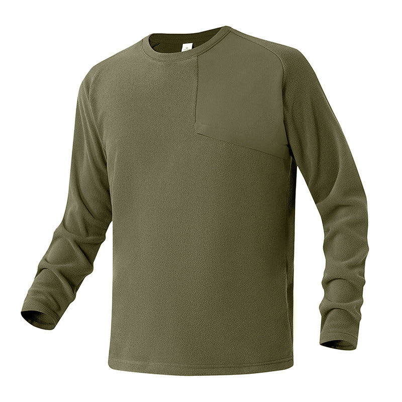 Herren Langärmliges Funktionsshirt mit praktischem Brusttaschen Echoarchiv