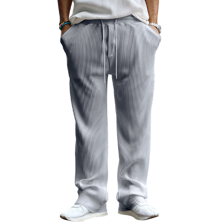 Herren Freizeithose mit strukturiertem Design Echoarchiv