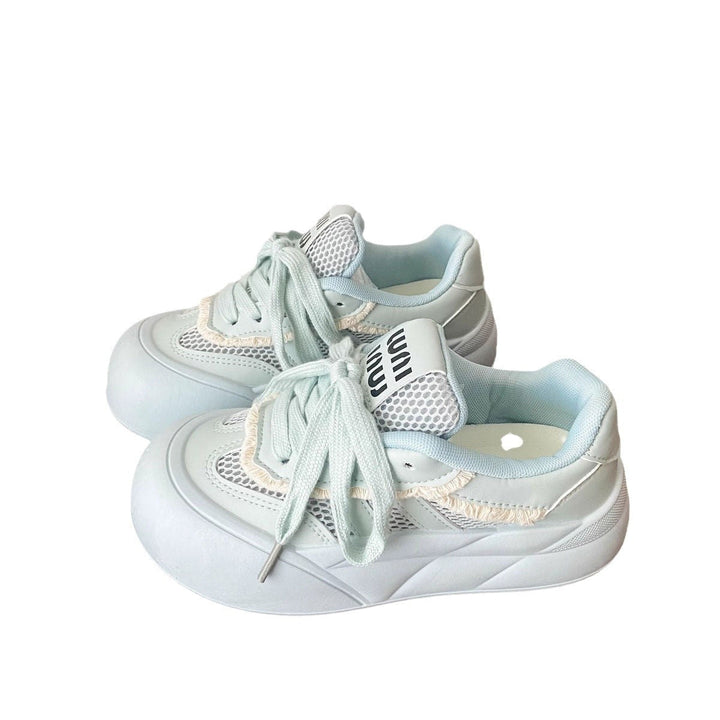 Damen Sportliche Sneakers mit atmungsaktivem Mesh und voluminöser Sohle Echo Archiv
